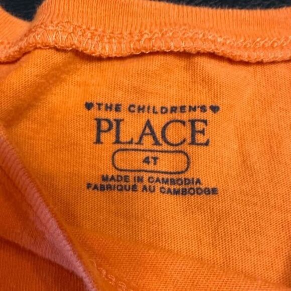 Halloween Dress NWOT & Glow Pumpkin Top, Candy Corn Pants SZ 4 Children’s Place - Picture 4 of 4